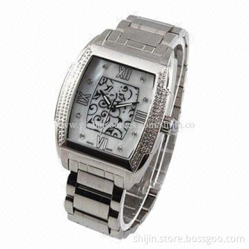 Men's Watches, Water-resistant Stainless Steel with Shell Dial